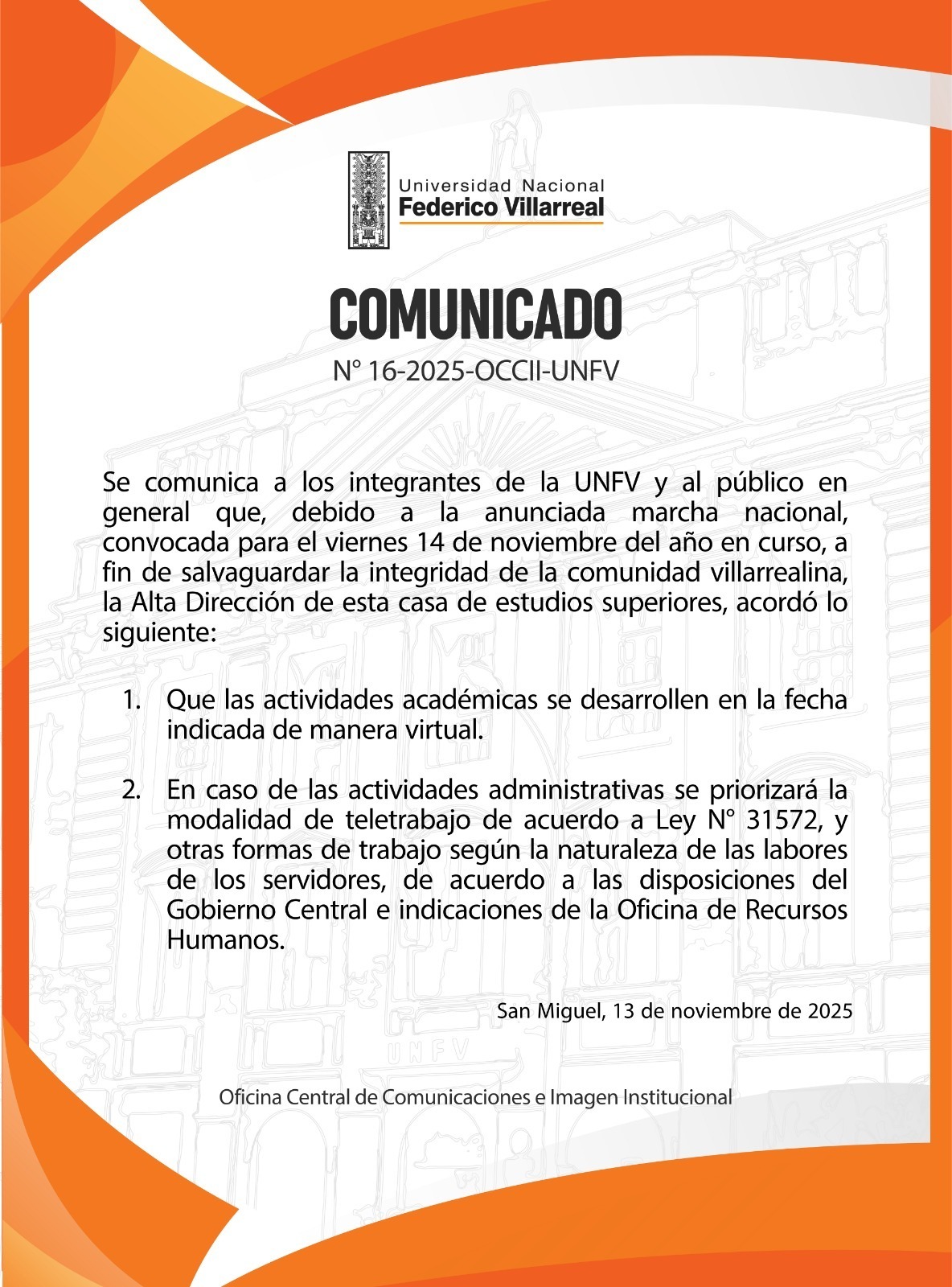 Comunicado16 2025 0CCII