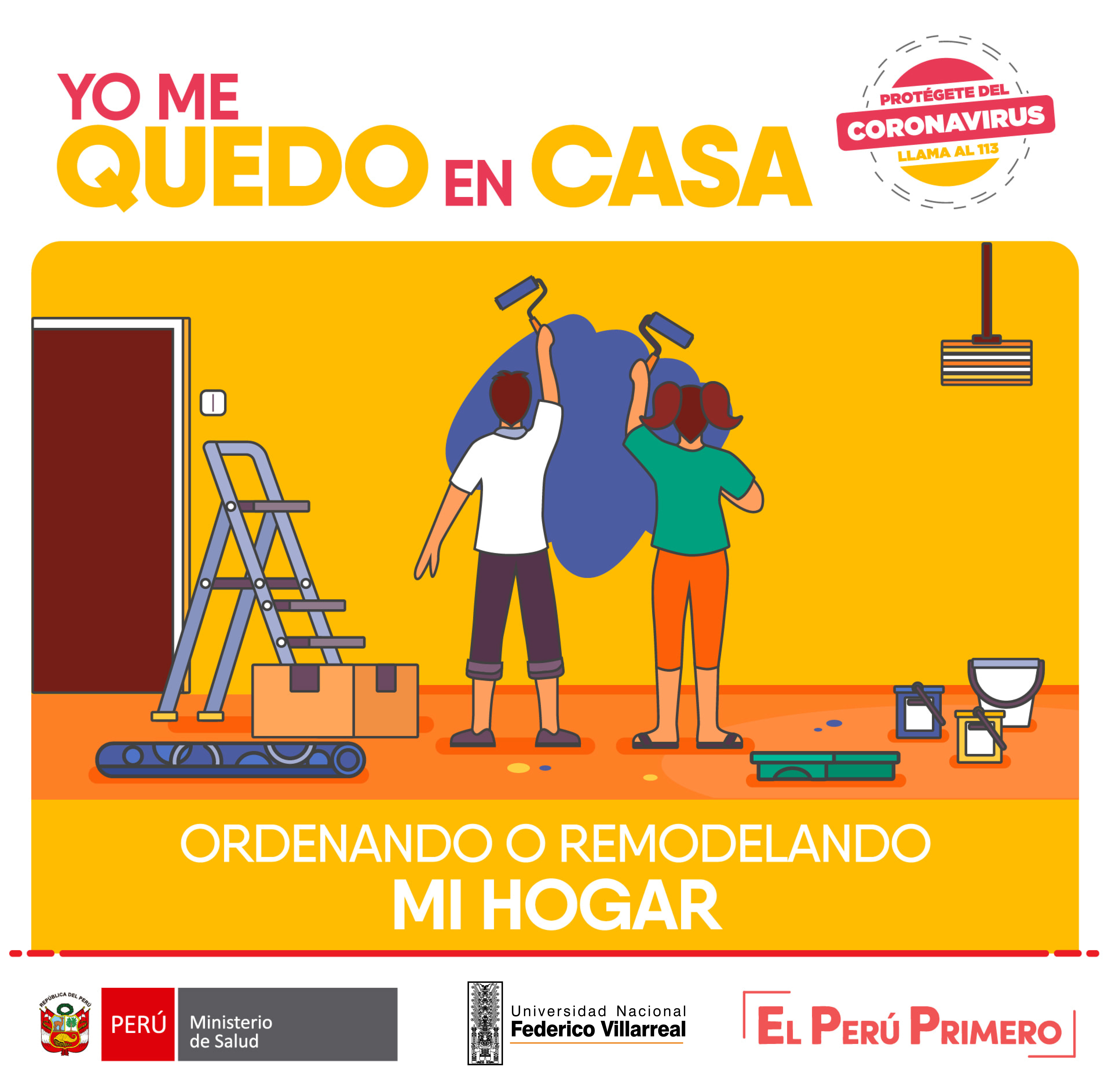 Me quedo en casa Ordenando y remodelando el hogar