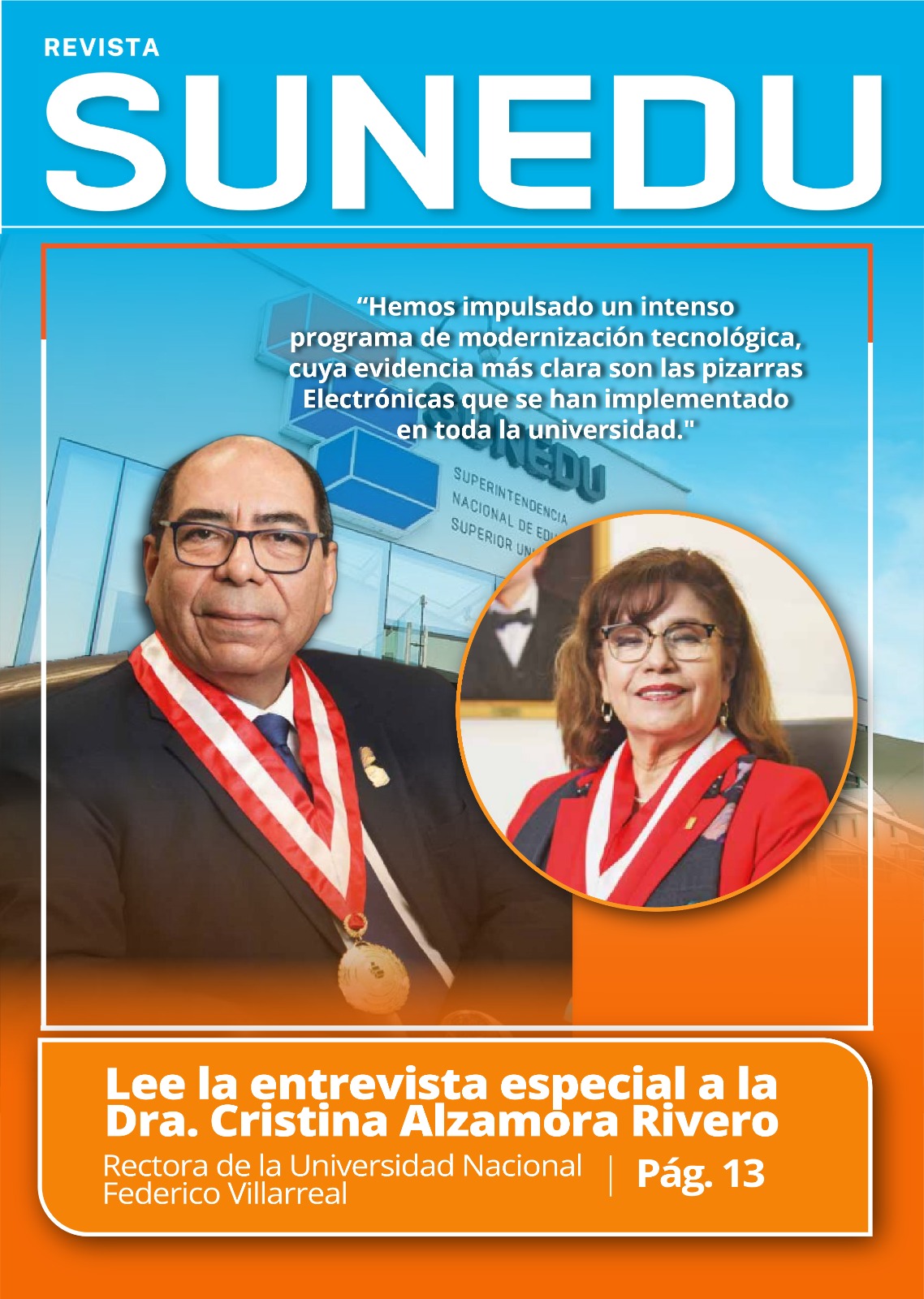 Entrevista a rectora en revista Sunedu