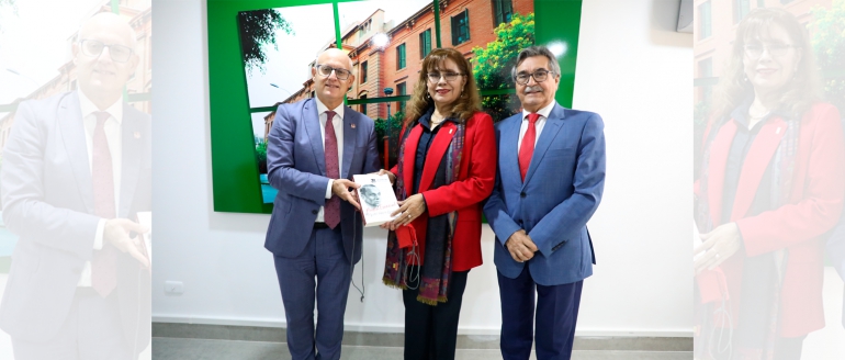 Reuni&oacute;n con directivos permitir&aacute; suscribir acuerdos con universidad espa&ntilde;ola