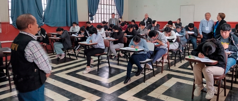 Estudiantes del Centro Preuniversitario 2023-A rinden segunda evaluaci&oacute;n