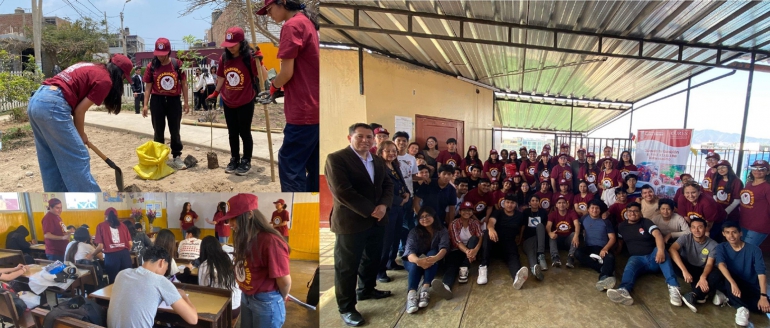 Villarrealinos realizan campa&ntilde;as de arborizaci&oacute;n y de acompa&ntilde;amiento escolar