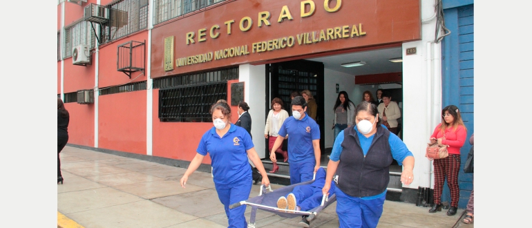 Universidad Villarreal participa activamente en simulacro nacional de sismo