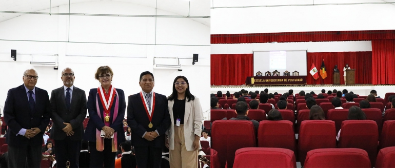 Rectora villarrealina inaugura convenci&oacute;n de Estudiantes de Econom&iacute;a