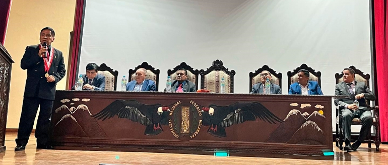 Conferencia sobre mega puertos brindan en Ciencias Econ&oacute;micas