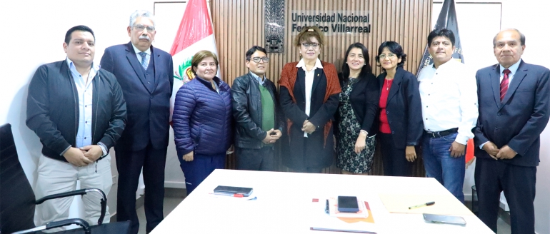 Docentes de nuestra universidad y rectora villarrealina analizan proceso de nombramiento