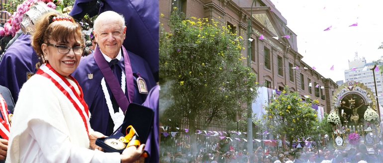 Se rinde homenaje al Se&ntilde;or de Los Milagros por nuestros 60 a&ntilde;os