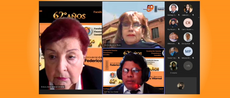 Contabilidad inaugura congreso virtual 'M&aacute;ximo Taqu&iacute;a Vila'