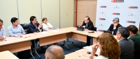 Analizan nombramiento docente en reuni&oacute;n con ministro de Econom&iacute;a y rectora villarrealina