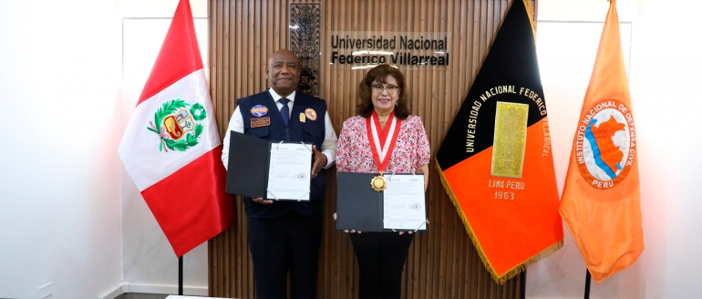 Suscribimos convenio con Instituto Nacional de Defensa Civil