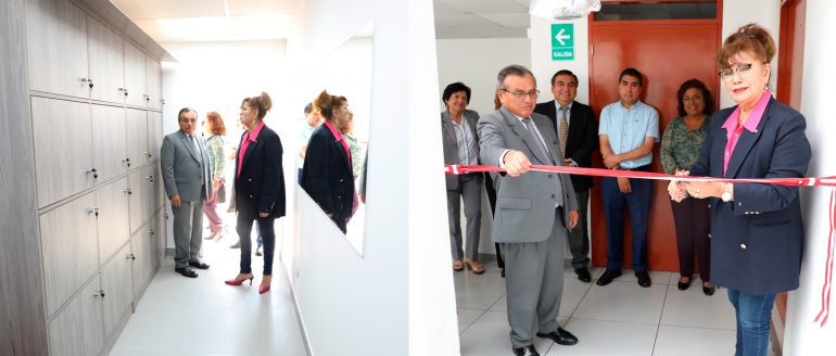 Remodelados ambientes se inauguran en Sede Local del Rectorado