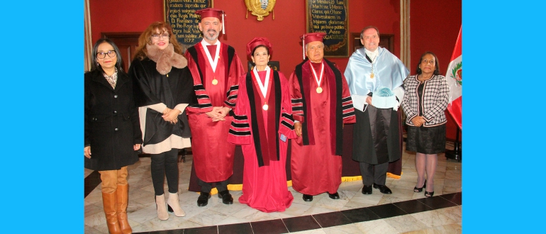Participamos en ceremonia de Honoris Causa a rector de Universidad Complutense de Madrid