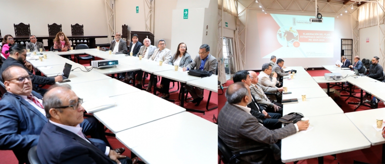 En reuni&oacute;n de trabajo analizan dise&ntilde;o del Plan Estrat&eacute;gico Institucional 2025-2029