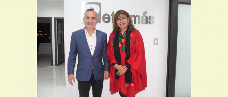Rectora villarrealina se reúne con presidente de empresa Petramás