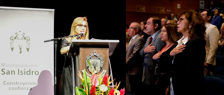 Rectora villarrealina participa en ceremonia por el 95 aniversario de San Isidro