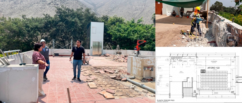 Se inicia construcci&oacute;n de auditorio para la Facultad de Tecnolog&iacute;a M&eacute;dica