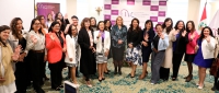Rectora asiste a lanzamiento de escuela de liderazgo para mujeres en el servicio p&uacute;blico