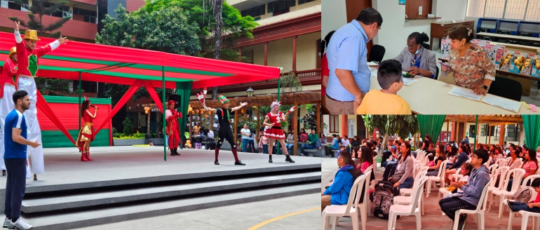 Hijos de docentes y administrativos disfrutan de la Navidad del Ni&ntilde;o