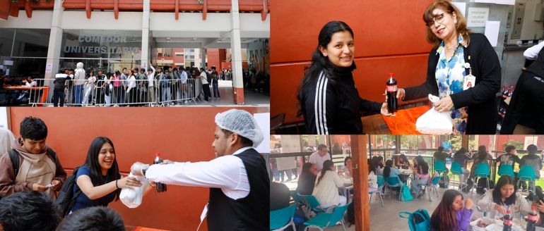 Villarrealinos disfrutaron almuerzo especial por aniversario en todos los comedores