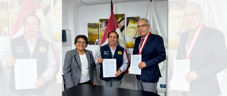Firman convenio Facultad de Medicina &ldquo;Hip&oacute;lito Unanue&rdquo; y Hospital Jos&eacute; Agurto Tello de Chosica