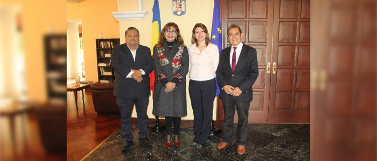 Inician lazos interinstitucionales rectora villarrealina y embajadora rumana