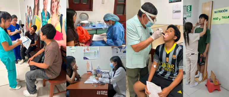 Se realiza examen médico para estudiantes villarrealinos ingresantes 2026
