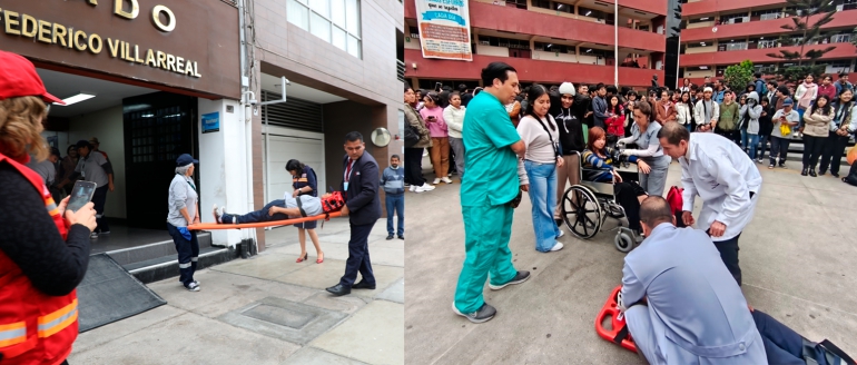 Exitoso simulacro de sismo se desarrolla en todas nuestras sedes locales