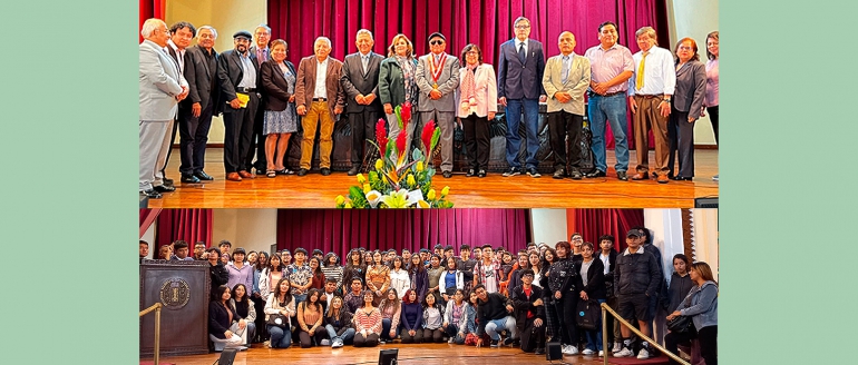 Ingresantes 2024 a la Facultad de Humanidades reciben bienvenida