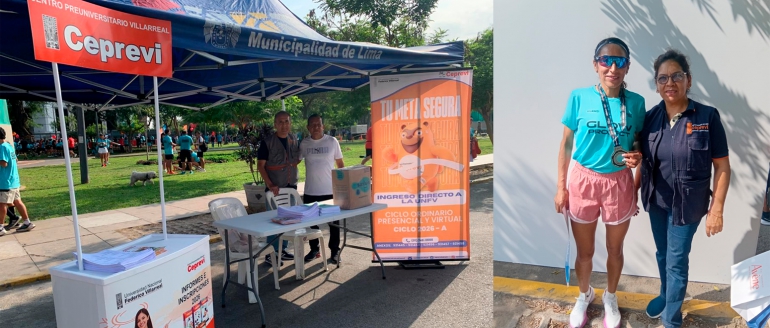 Se promociona Centro Preuniversitario Villarreal en feria de Lima Metropolitana