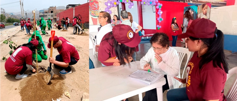 Voluntarios de nuestra universidad participan en campa&ntilde;as sociales