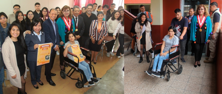 Elenita tuvo inolvidable primer d&iacute;a de clases presenciales en nuestra universidad