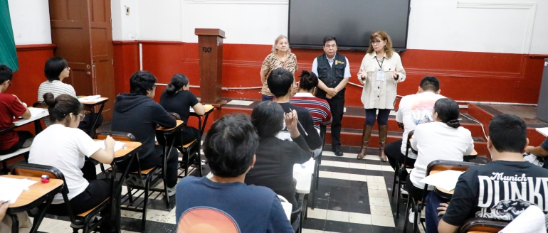 Estudiantes del Centro Preuniversitario ciclo 2026-B rinden primer examen