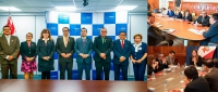 Rectora villarrealina se re&uacute;ne con diputados y superintendente de Sunedu