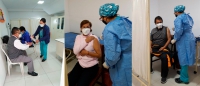 Aplican vacunas contra influenza y neumococo a personal administrativo villarrealino