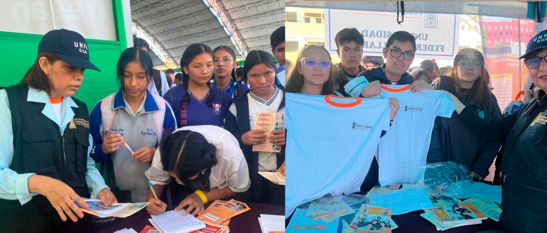 Promocionamos nuestras carreras profesionales en ferias vocacionales de Lima y provincias