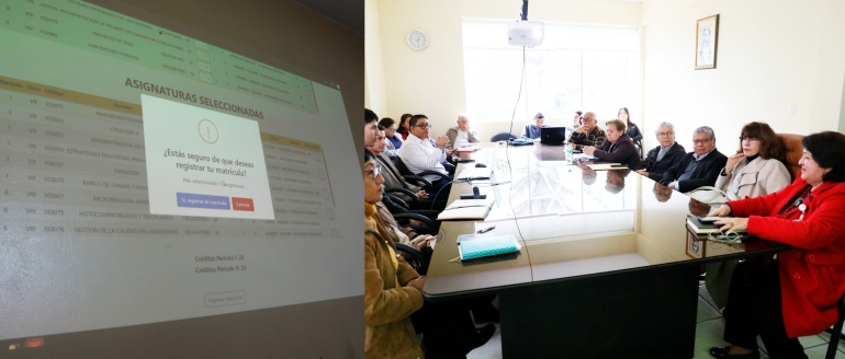 Se coordina implementaci&oacute;n de matr&iacute;cula virtual en Facultad de Tecnolog&iacute;a M&eacute;dica