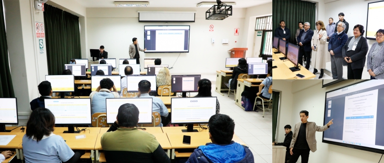 Se realiza prueba de matr&iacute;cula virtual en Facultad de Tecnolog&iacute;a M&eacute;dica
