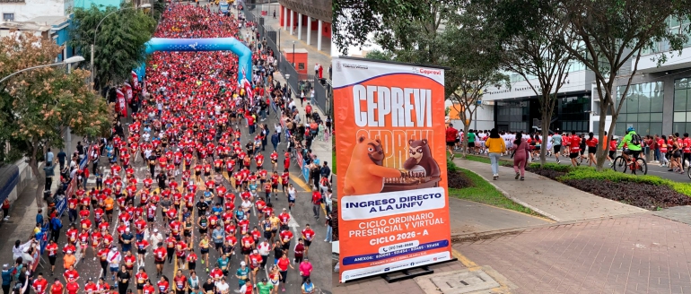 Ceprevi participa en carrera por aniversario del Instituto Peruano del Deporte