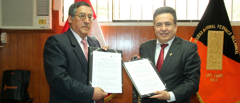 Se suscribe convenio de colaboración con Universidad Nacional Daniel Alcides Carrión