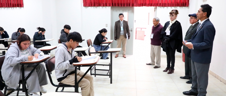 Centro Preuniversitario realiza primera evaluaci&oacute;n a estudiantes del ciclo 2024-A