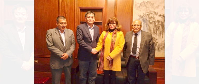 Coordinaciones con Embajada China realizan nuestras autoridades