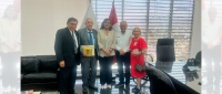 Rectora villarrealina coordina acciones con ministro de Educaci&oacute;n en beneficio de docentes incorporados