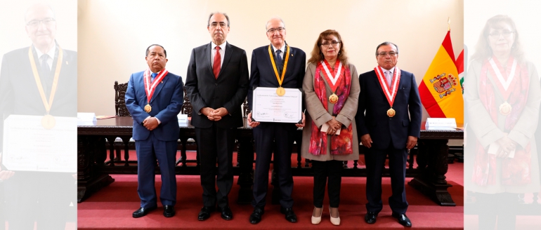 Incorporamos como Doctor Honoris Causa a rector de Universidad Nebrija