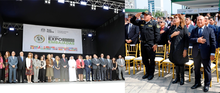 A inauguraci&oacute;n de feria de embajadas en San Isidro asiste nuestra rectora