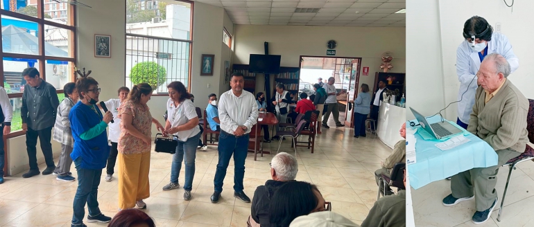 Facultad de Tecnolog&iacute;a M&eacute;dica brinda atenciones a adultos mayores de Barranco