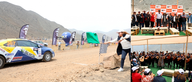Por nuestro aniversario dimos la partida al super prime del rally Caminos del Inca en Chilca