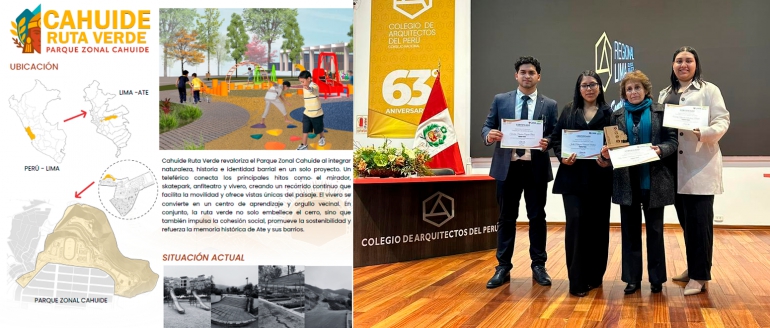 Villarrealinos obtienen segundo lugar en concurso de diseño arquitectónico