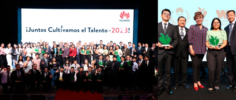 Empresa Huawei premia habilidades tecnol&oacute;gicas de dos estudiantes villarrealinos