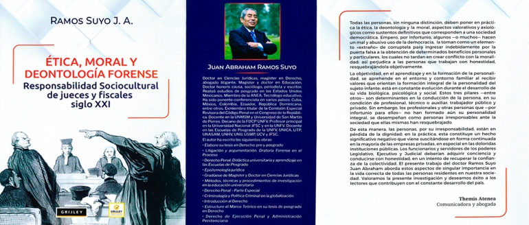 Libro sobre &eacute;tica y deontolog&iacute;a en el Derecho publica docente villarrealino