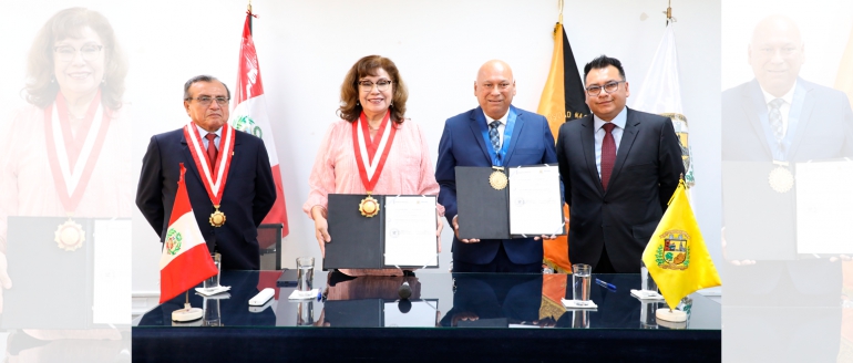 Nuestra universidad y la Municipalidad de Bre&ntilde;a suscriben convenio